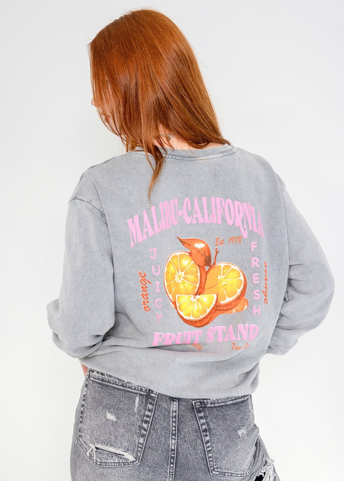 Malibu California Sweater Grey