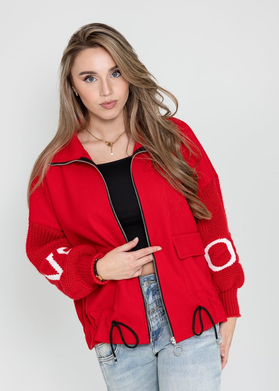 Love jacket red