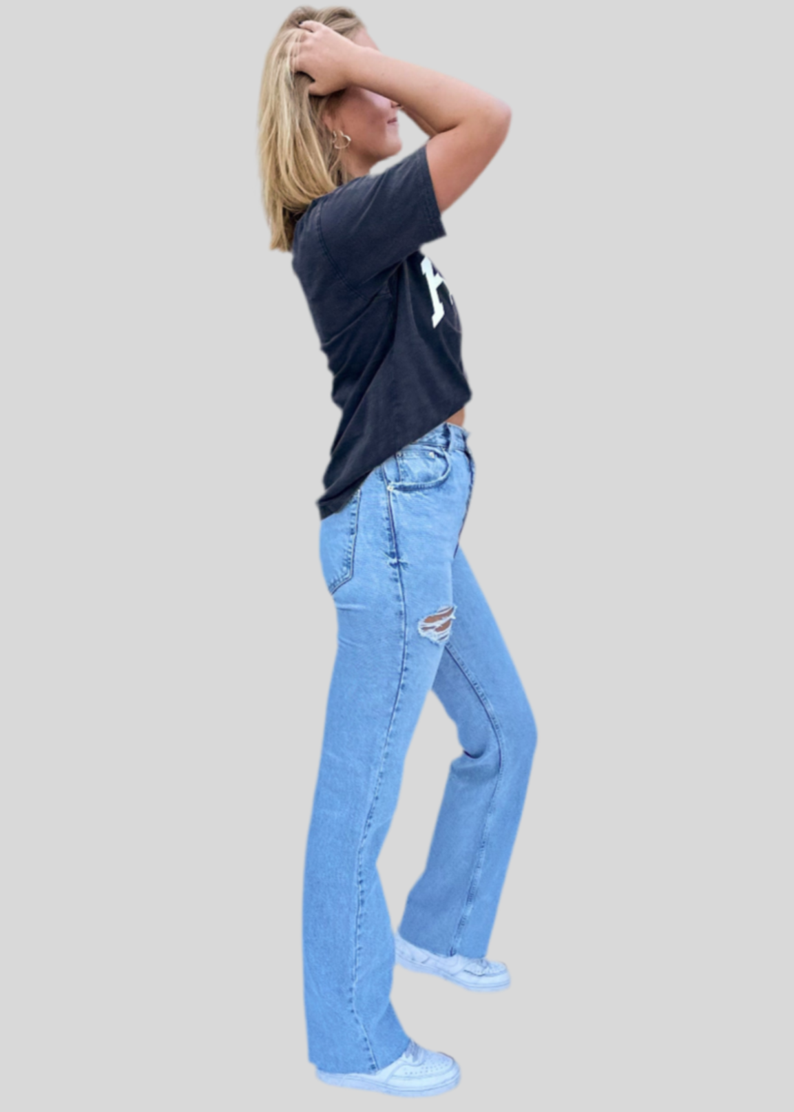 Jeans straight lange meiden