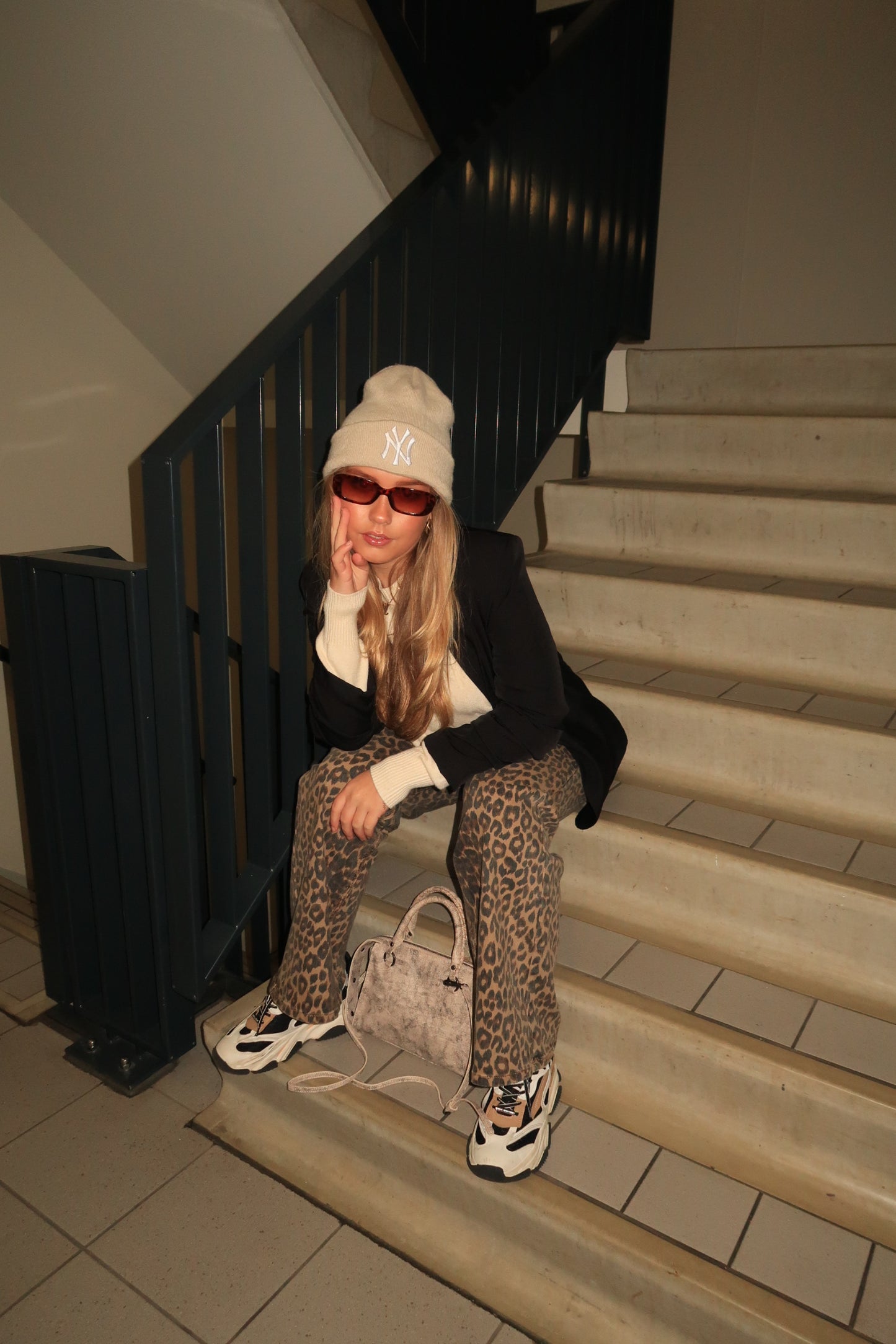 Panterprint jeans