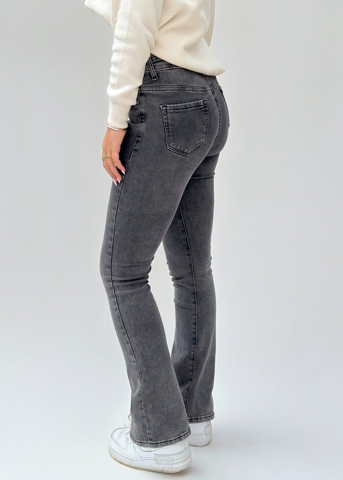 Bootcut jeans grey